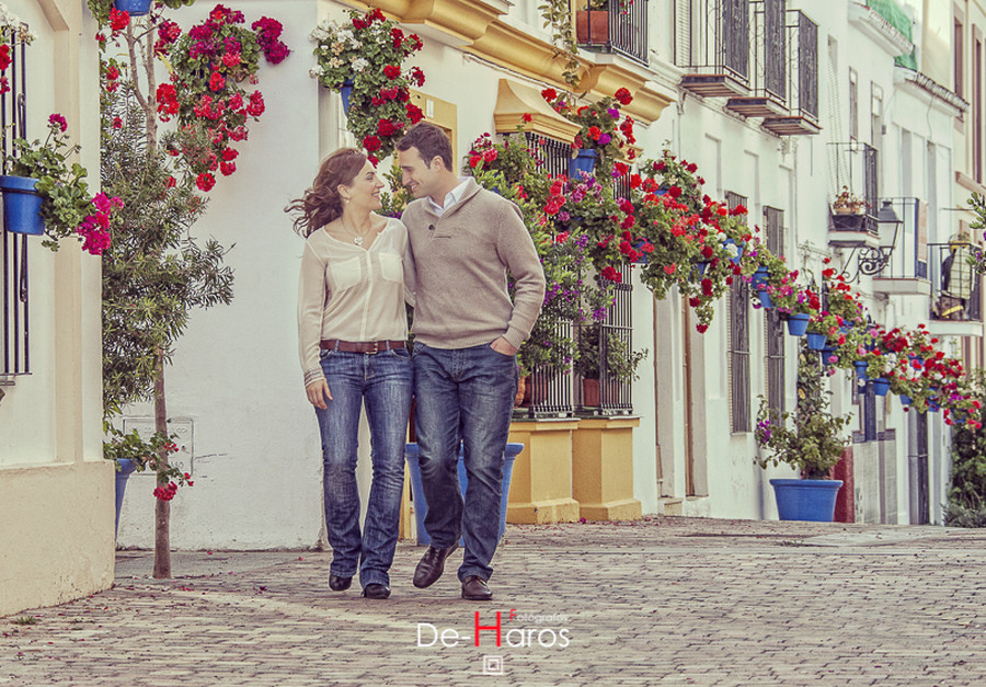 Preboda en las calles de Estepona