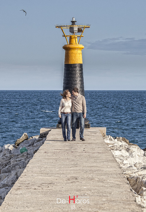 Preboda en el puerto pesquero de Estepona