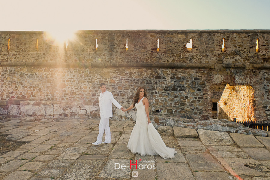 Reportajes de boda en el castillo de Sabinillas