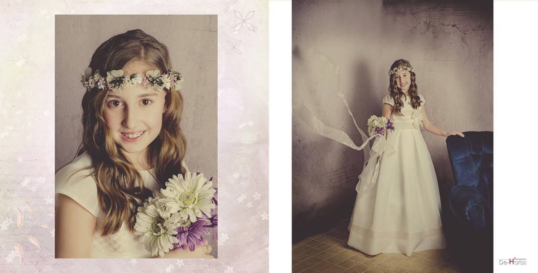 Fotos con artísticas de comunión