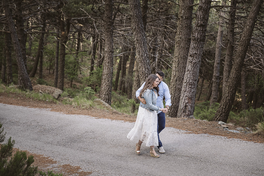 fotos de preboda en Sierra Bermeja