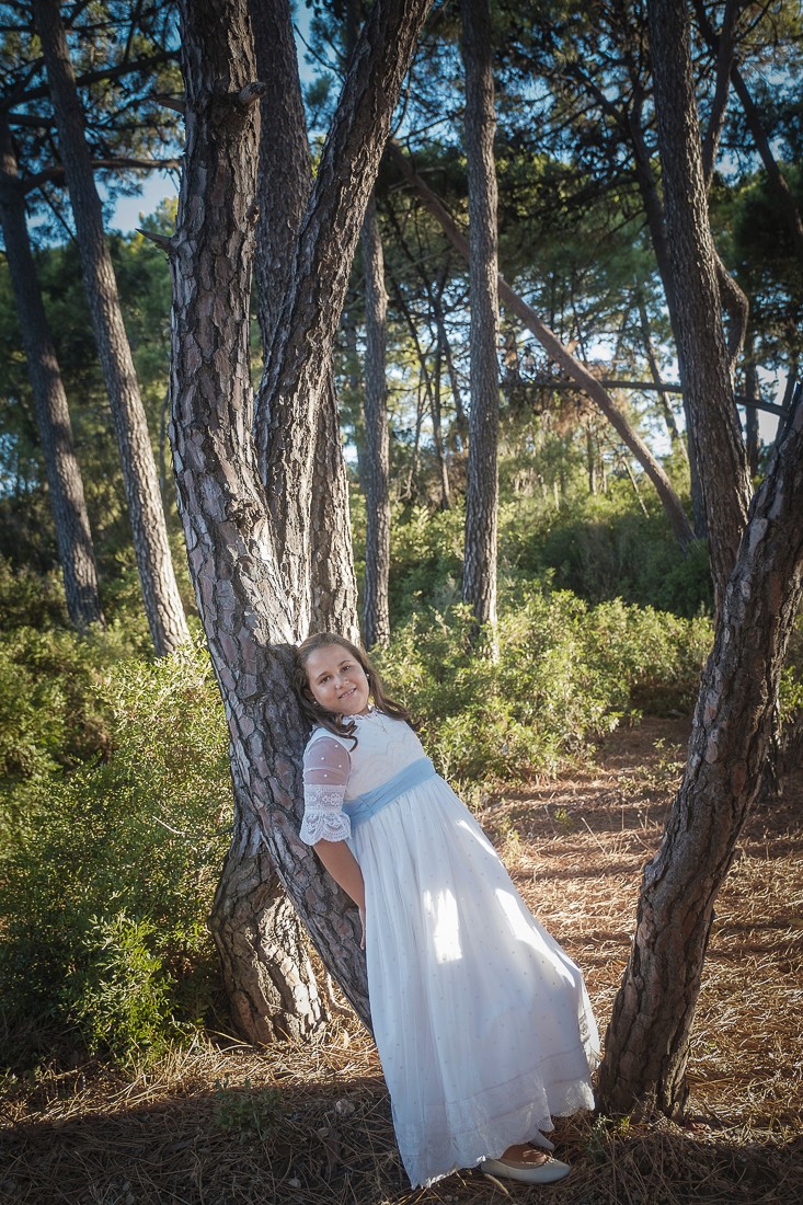 Post comunión en exteriores.