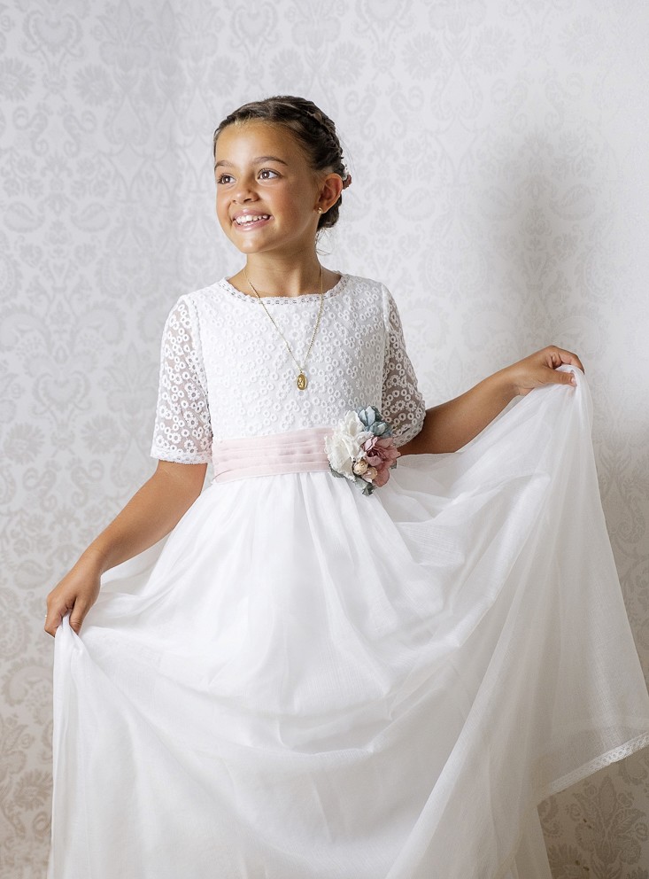 Fotos artísticas de comunión en el estudio