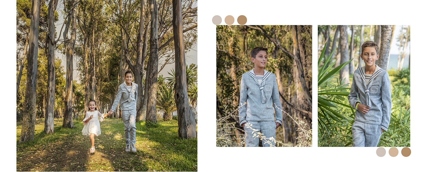 Reportajes en exteriores de comunión