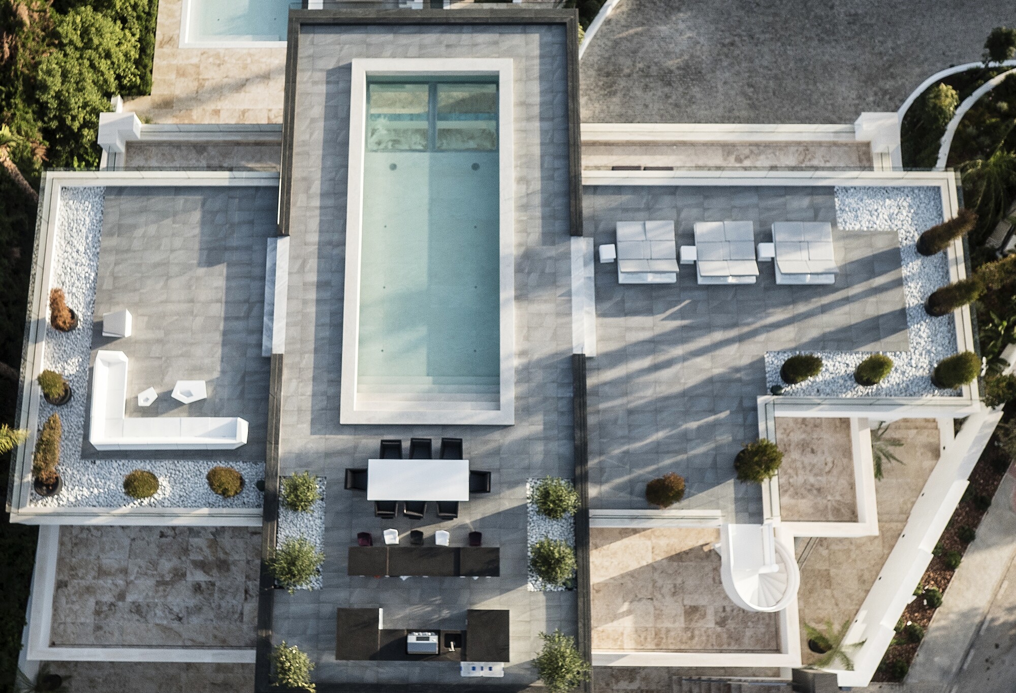 Fotos aéreas de arquitectura