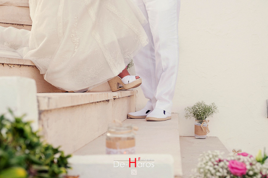 Detalles de fotografías de boda