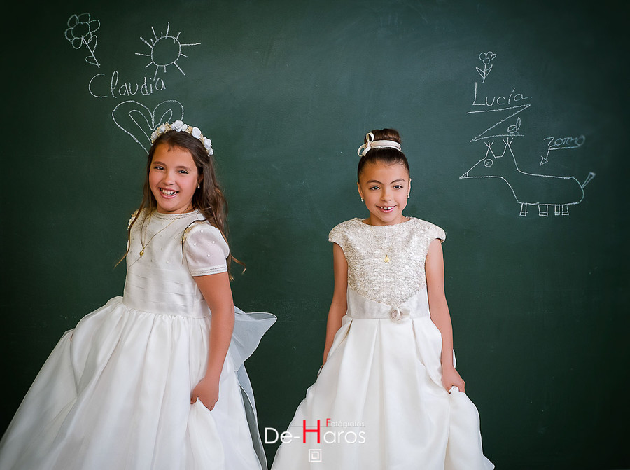 Reportajes diferentes de comunión