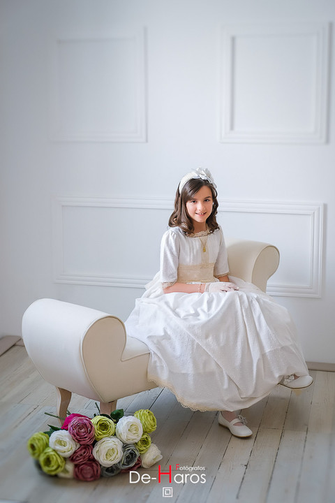 Nerea y De Haros estudio fotográfico, fotografías de comunión