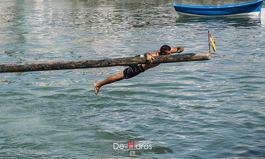 Puerto pesquero de Estepona, concurso la Cucaña