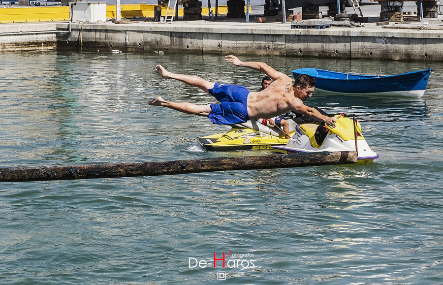 Fotos de la cucaña puerto pesquero Estepona