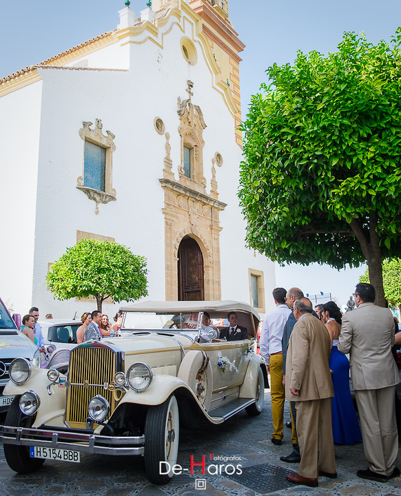 Coches clásicos de boda en Marbella