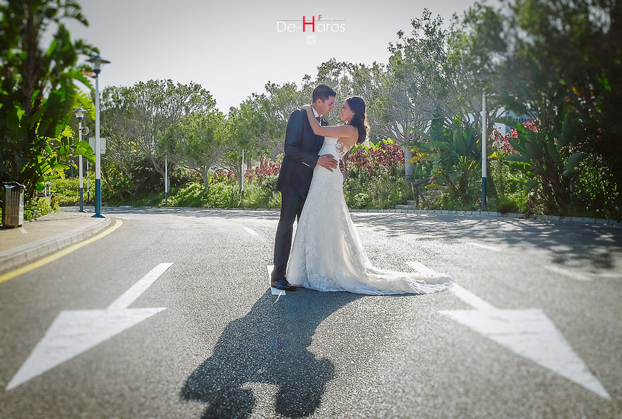 Fotografía artística de boda en Estepona