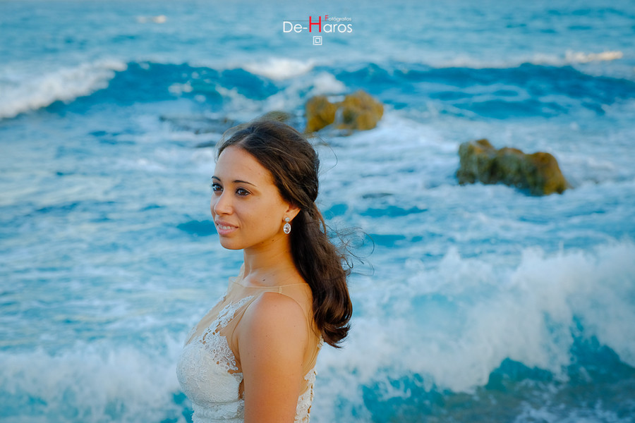 Fotos originales de boda en el mar