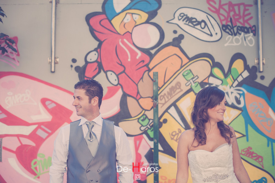 Boda en Estepona, Graffiti, boda original, boda con Graffiti, boda original
