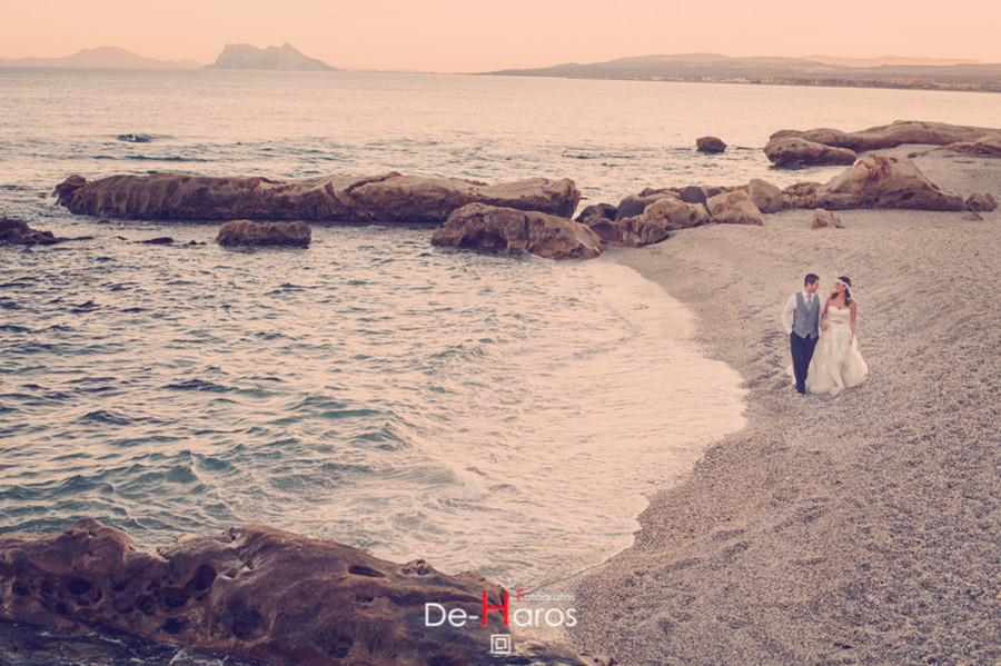 Boda con encanto en Estepona, Boda con estilo en Estepona, playa de Manilva