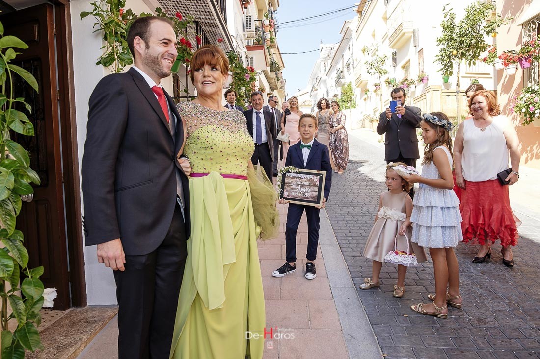 Bodas bonitas en el casco antiguo de Estepona