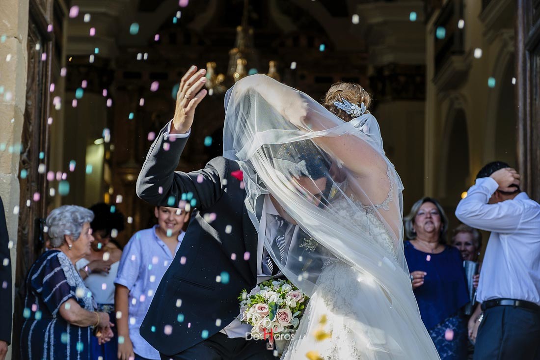 Fotografías espectaculares del arroz en una boda