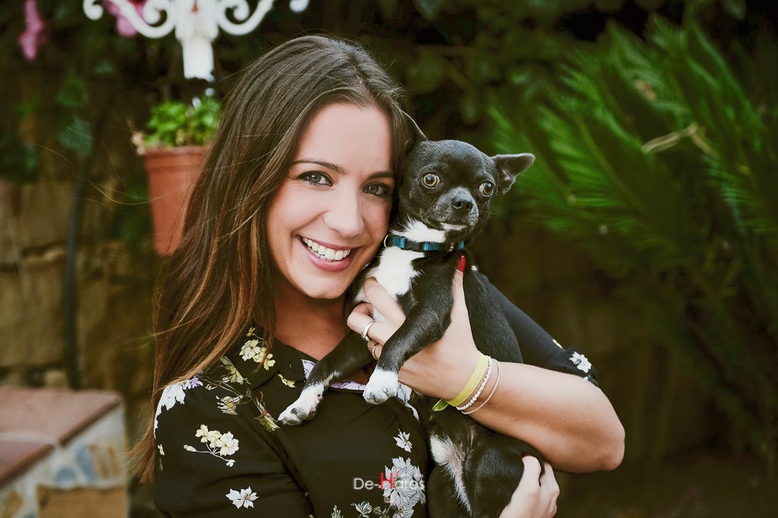 Una preboda con su mascota