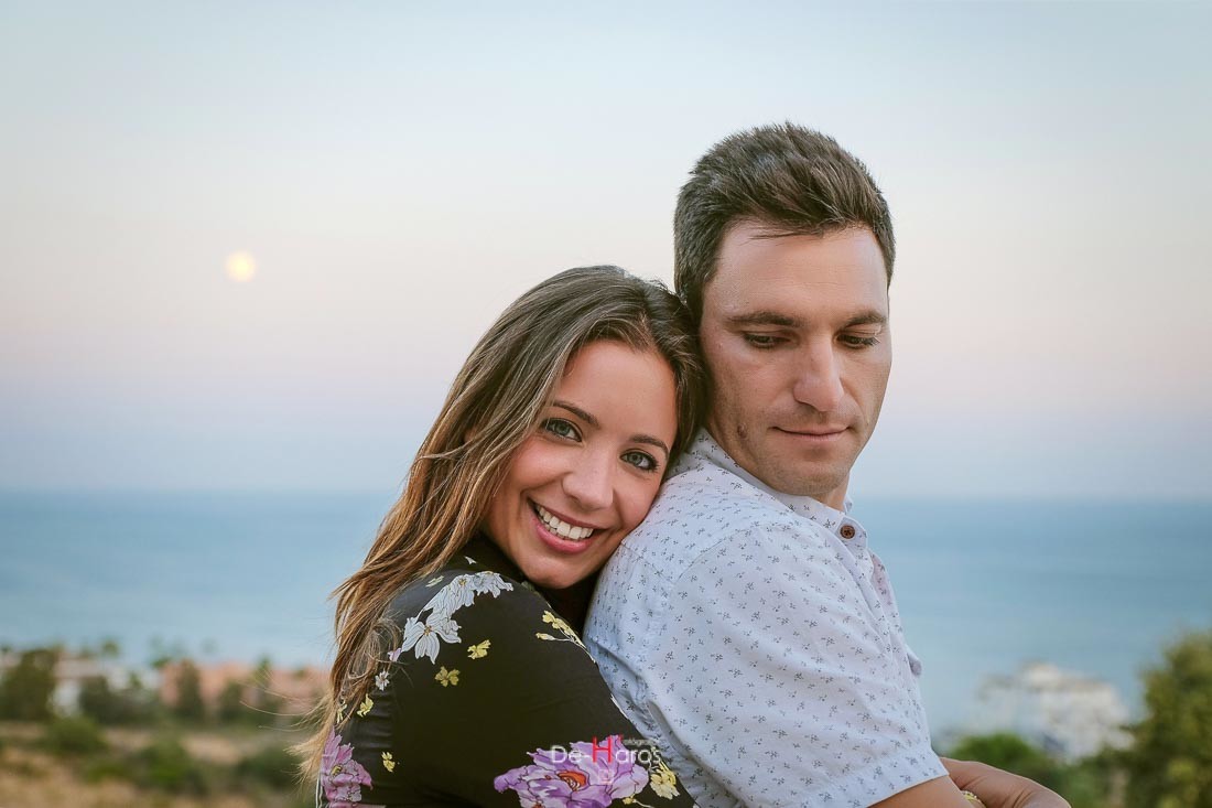 Preboda al atardecer