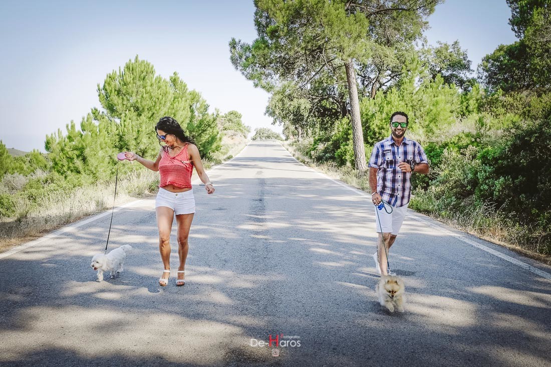 Fotografías divertidas de preboda en Estepona