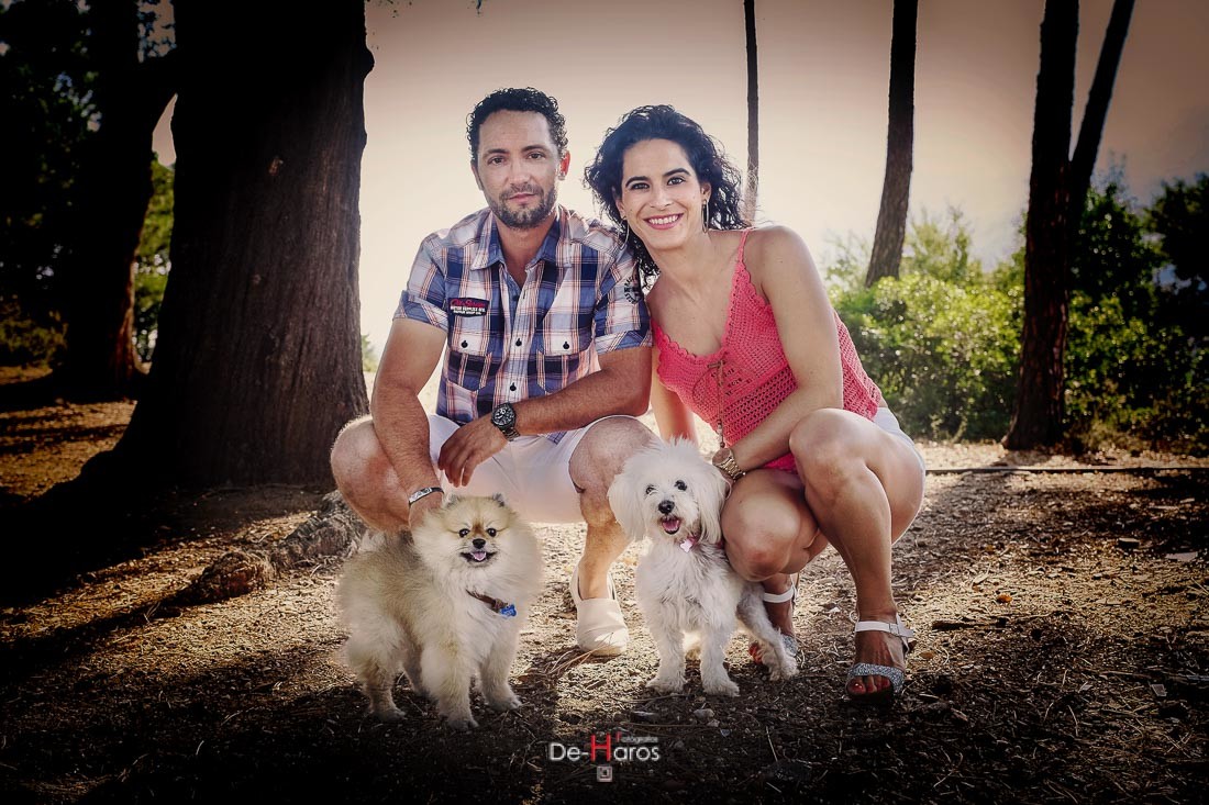 Fotos de preboda y sus mascotas